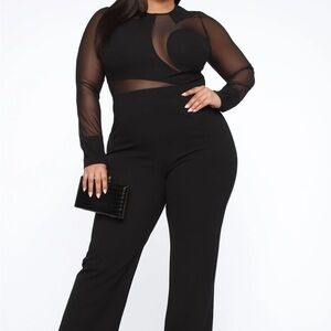Fashion nova baby black jumpsuits